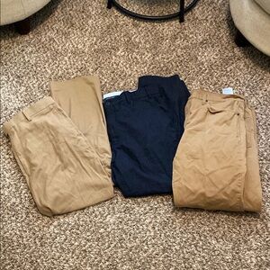 Bundle Men's Tan and Black Pants